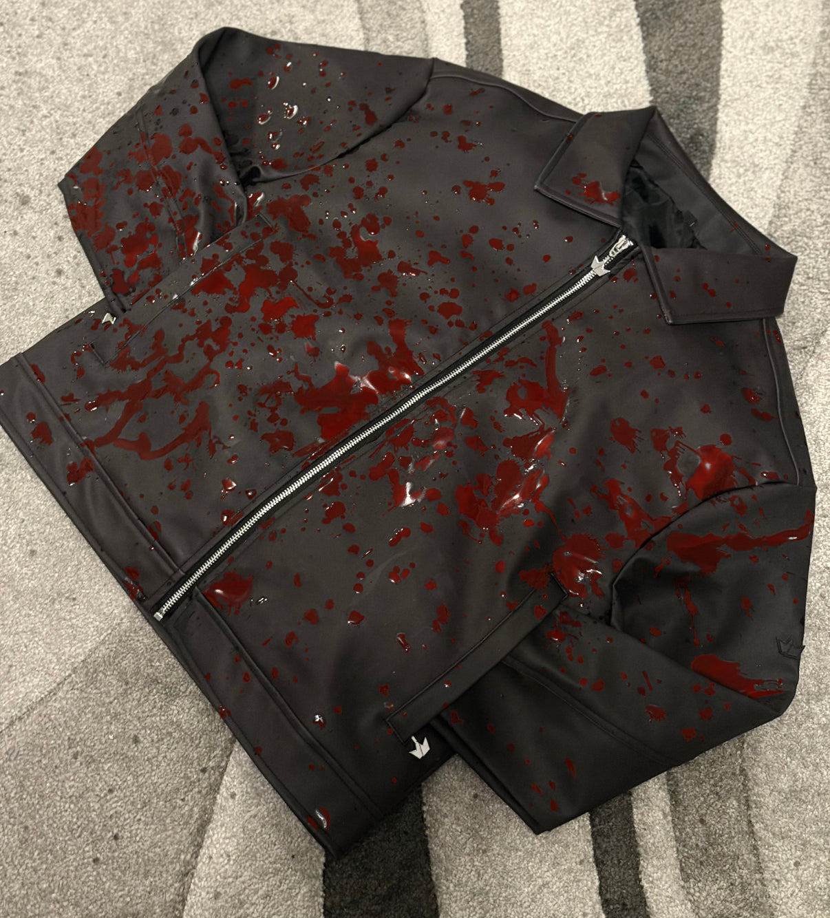 Cain Crimson Leather Jacket
