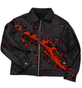 Cain Crimson Leather Jacket